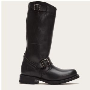 New Frye Engineer Shearling Tall Boot Women's